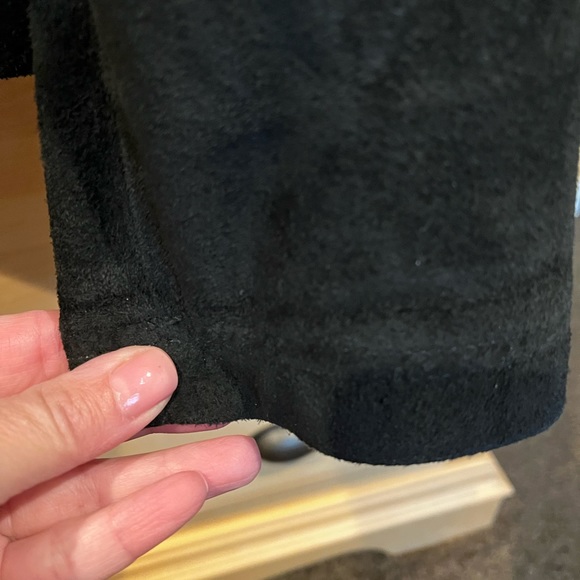 Chico’s women’s L(12) black suede jacket - Picture 7 of 16